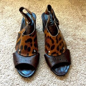 ANYI LU Athena leather Sandal handmade in Italy